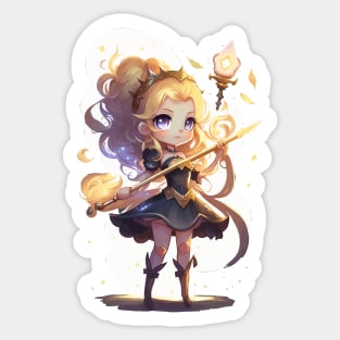 Little Cute Witch Sticker